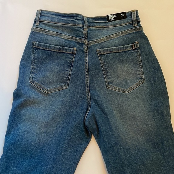 Buffalo David Bitton Kristy High Rise Distressed Mom Jeans - Picture 4 of 12